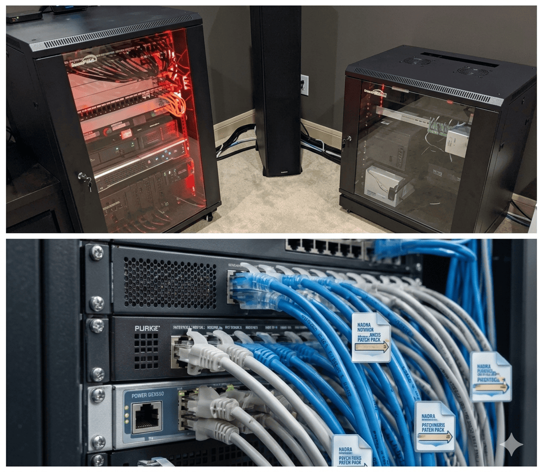 Cableado estructurado de red para oficina corporativa en Punta del Este - MABI Electric
